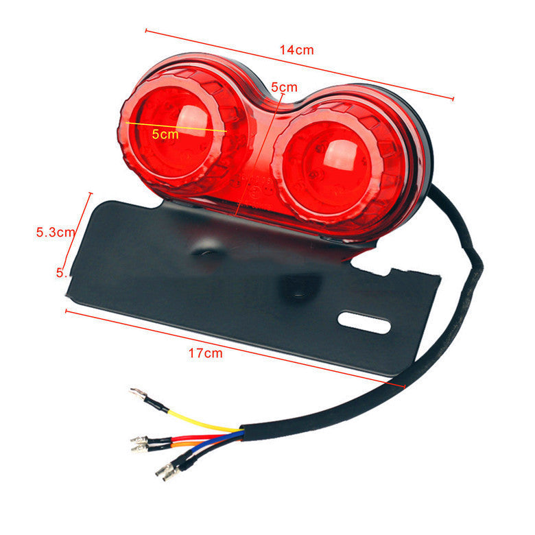 Motorcycle LED Tail Brake Turn Signal Light