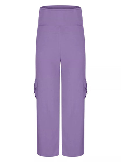 High-Waisted Yoga Pants with Pockets