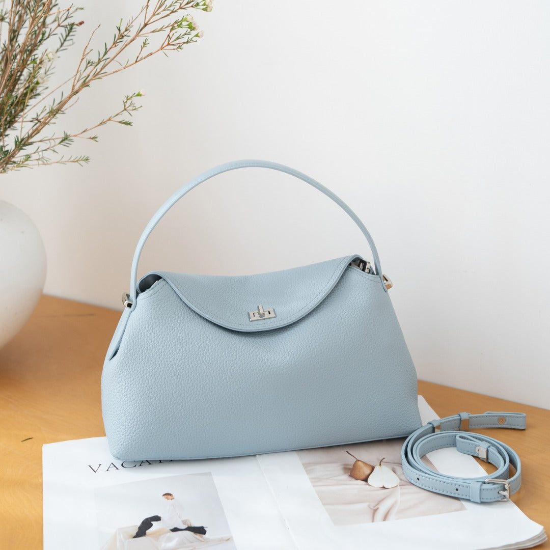 Genuine Leather Commuter Versatile Single-shoulder Women&