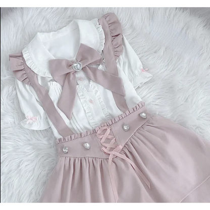 Sweet Fairy Kei Ribbon Blouse