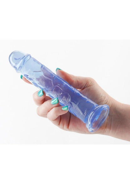 Fantasia Upper Smooth Designed Blue Dildo