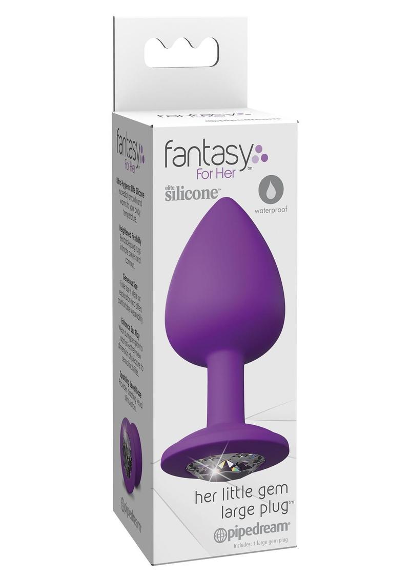 Fantasy For Her - Her Little Gem Large Anal Plug with Jewel Base