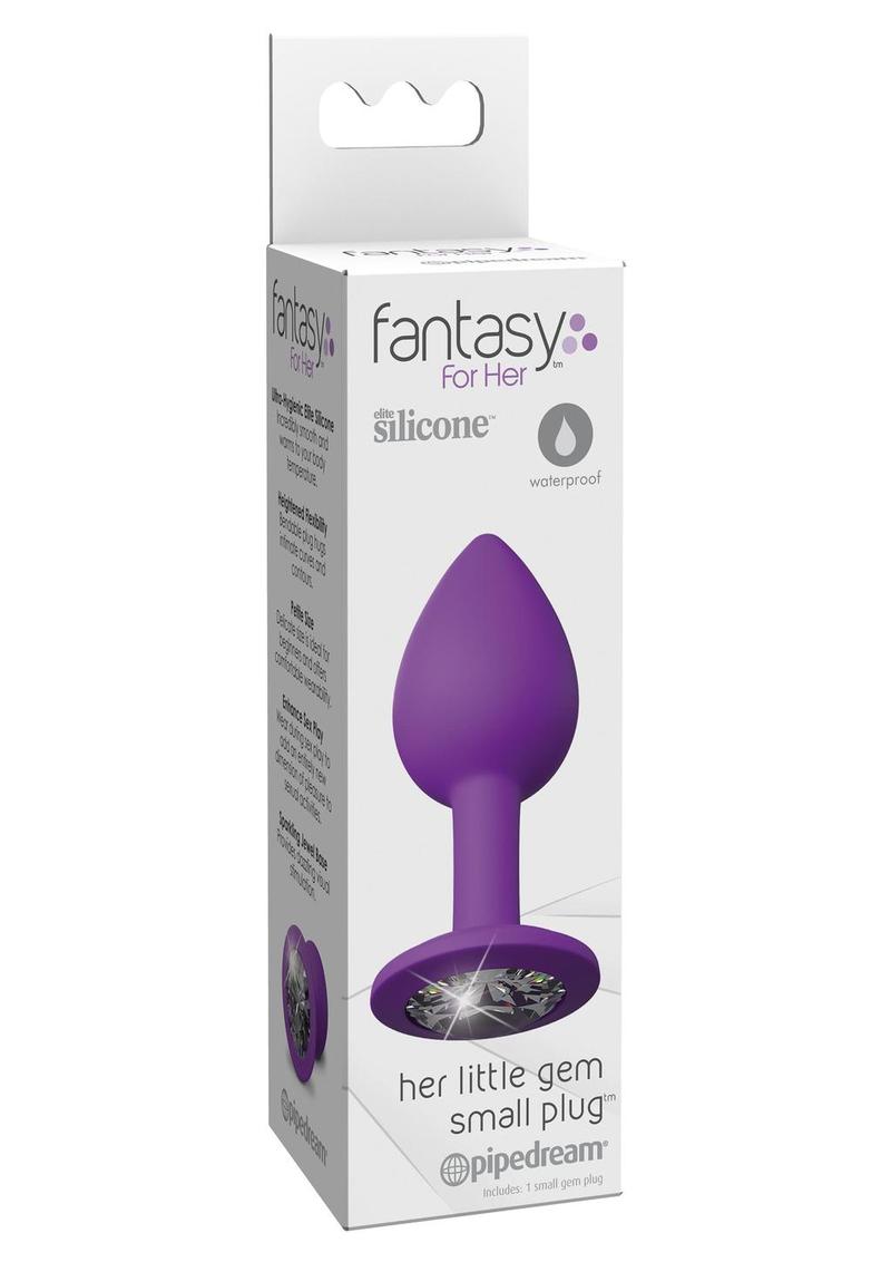 Fantasy For Her Little Gem Small Plug Purple Silicone Waterproof
