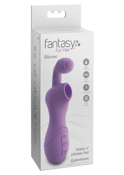 Fantasy For Her Tease N’ Please-Her Rechargeable Clitoral Stimulator
