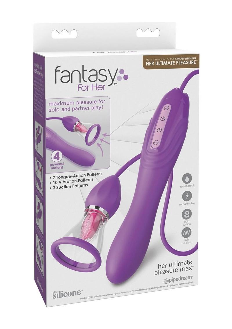 Fantasy For Her Ultimate Pleasure Max 7 Tongue Patterns 10 Vibrations