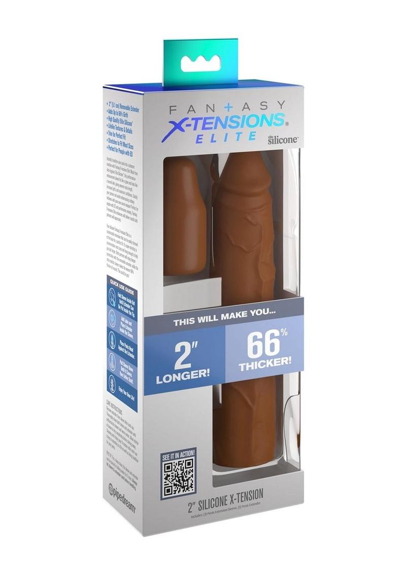 Fantasy X-Tensions Elite Silicone 2 Inch Penis Sleeve