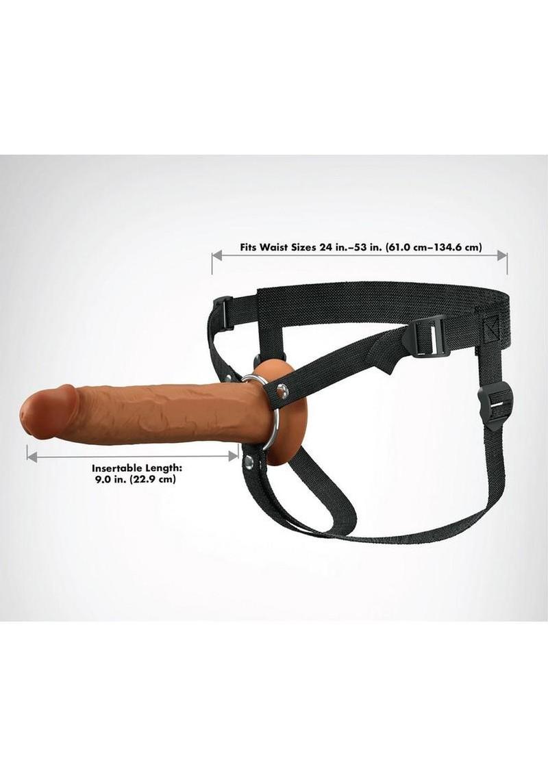 Fantasy X-Tensions Dual Density Hollow Strap-On