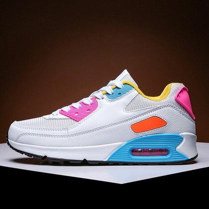 Fashion Couple Sports Running Shoes Jogging Shoes Outdoor Sports Sneakers Lace Up Unisex Walk Women&