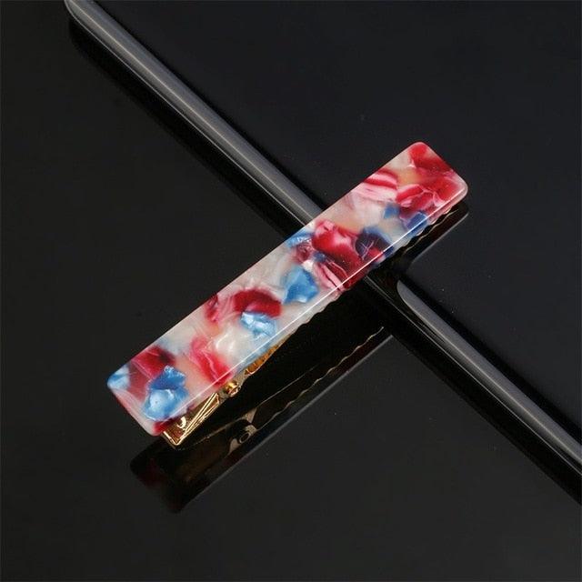 Fashion Women Metal Acetate Hair Pin Clip Leopard Hair Clip Geometric Hairpins Hairgrips Barrette Hairpin Gorgeous Hair Accessories For Women
