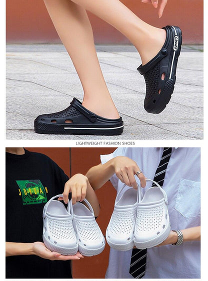 Fashion Womens Mens Garden Shoes Sandal Summer Hole Rubber Clogs Slippers High Quality Garden Sandals Women&