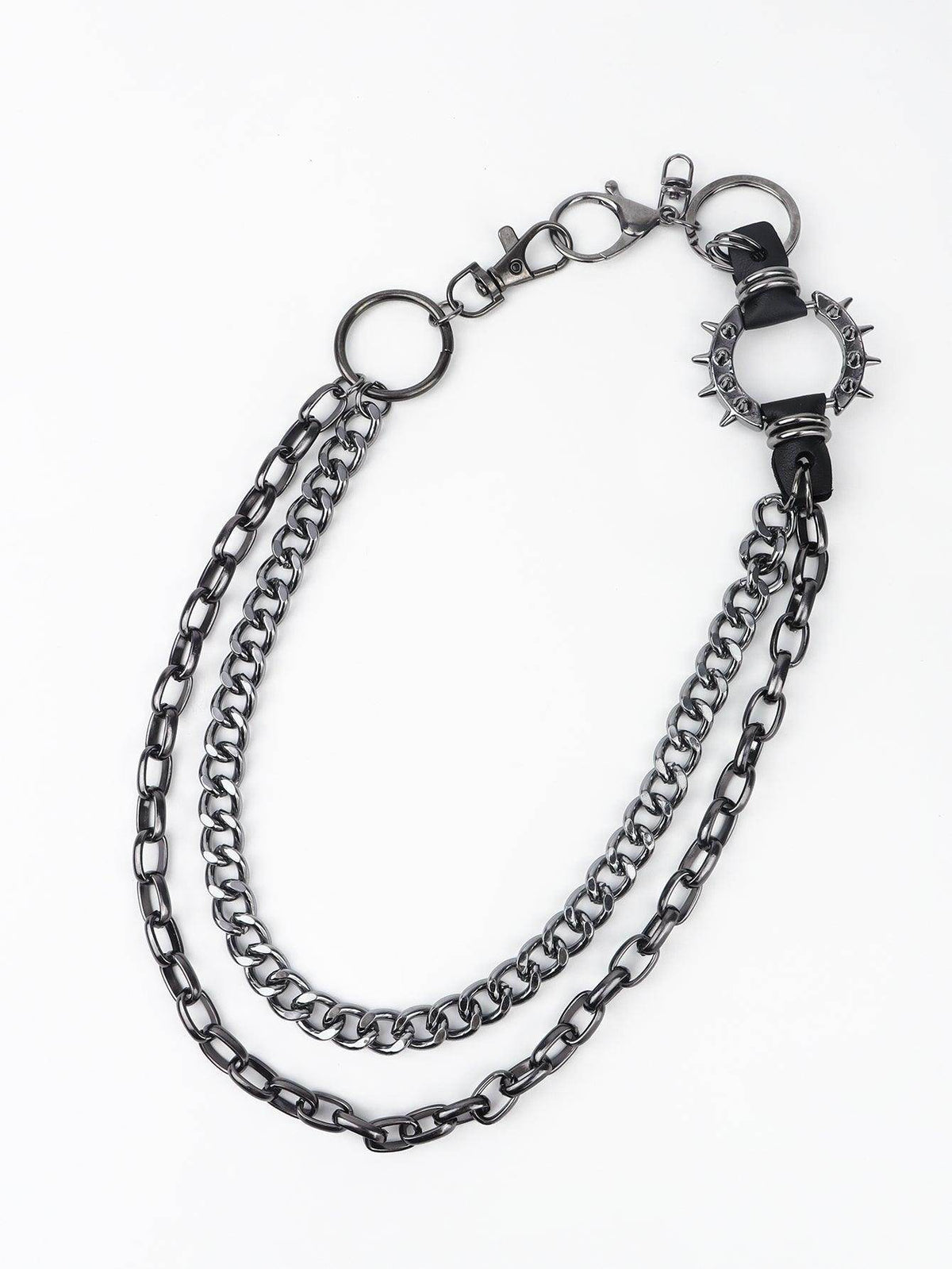 Punk Aluminium Chain Belt For Unique Fashion Statement