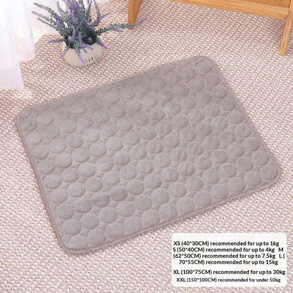 Pet Sofa Cooling Ice Silk Pad Temperature Lowering Sleeping Mat