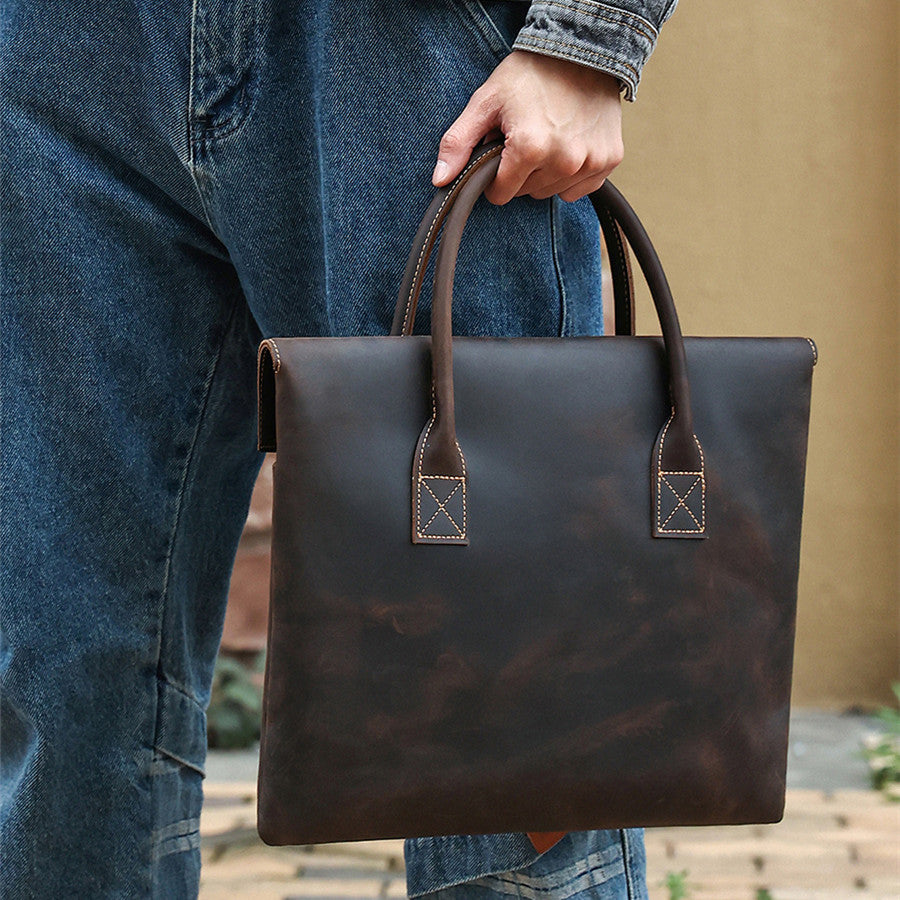 Crazy Horse Leather Men&