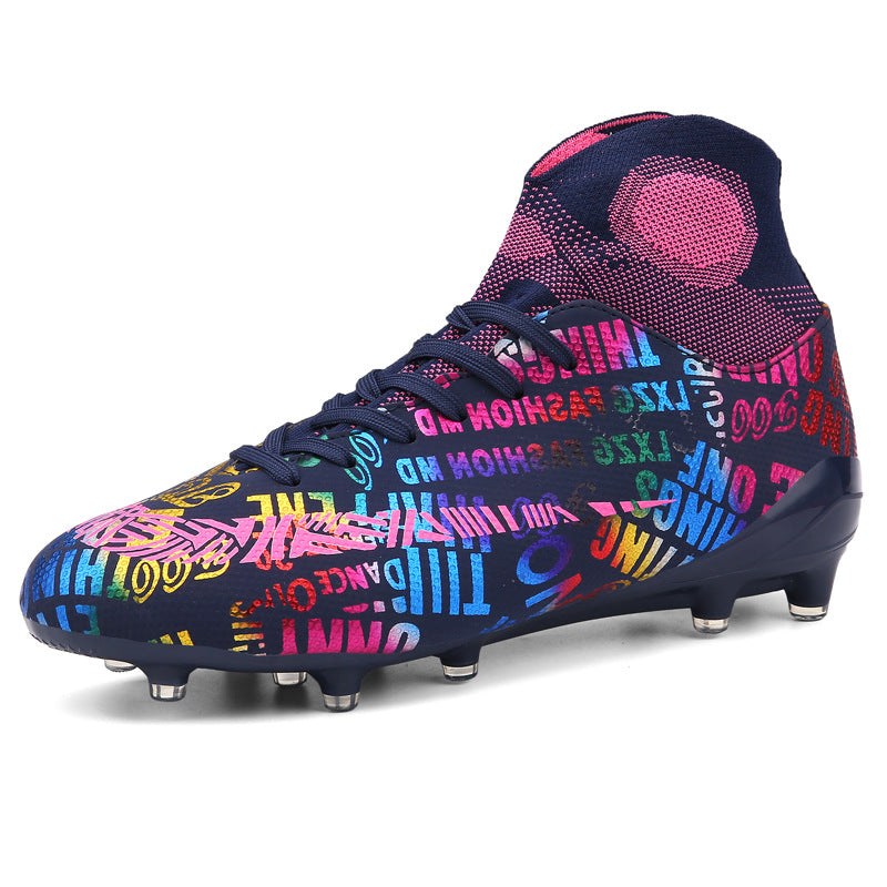 Soccer Shoes Fashion Breathable Broken Nail Soccer Shoes Men&