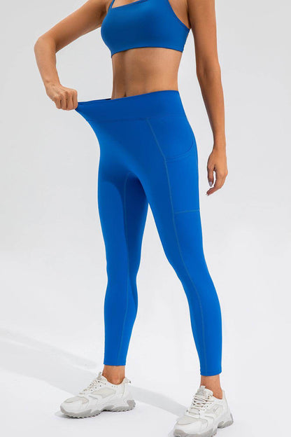 High Waist Active Leggings with Pockets for Women