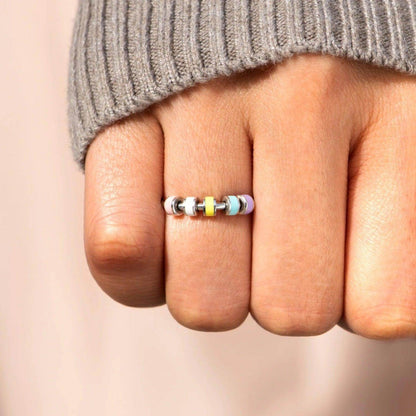 925 Sterling Silver Oil Drip Ring for Elegant Style