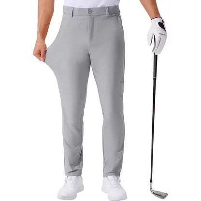 Stretch Solid Color Golf Men&