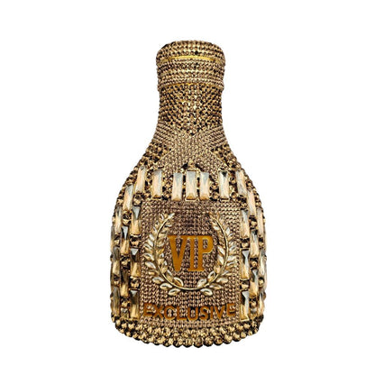 Champagne Bottle Diamond Hand Holding Dinner Bag