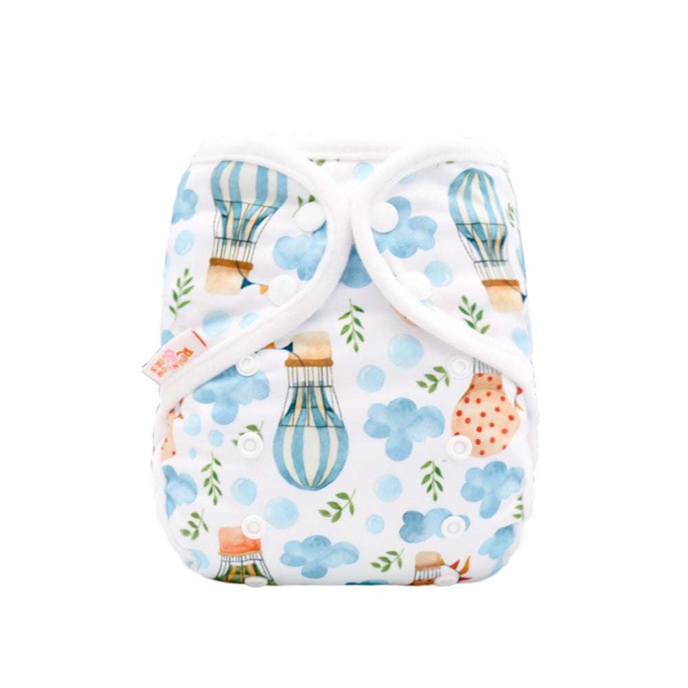 Rainbo&amp;Iris Cute Fashion Cloth Diaper Cover With Rainbow Print Baby Gift Accessory