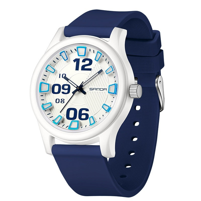 Color-blocking Waterproof Silicone Strap Kids&