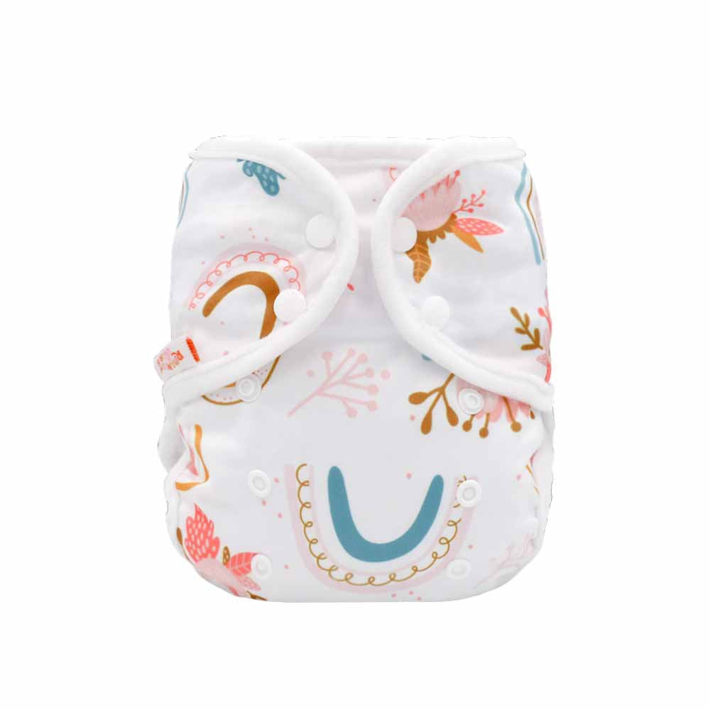 Rainbo&amp;Iris Cute Fashion Cloth Diaper Cover With Rainbow Print Baby Gift Accessory
