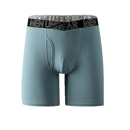 V-Shape Mens Breathable Boxer Briefs For Running And Fitness  Extended Length