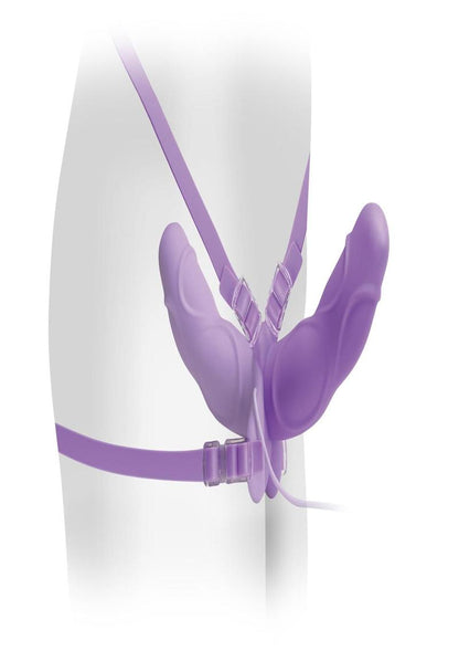 Fetish Fantasy Elite Vibrating Double Delight Strap-On