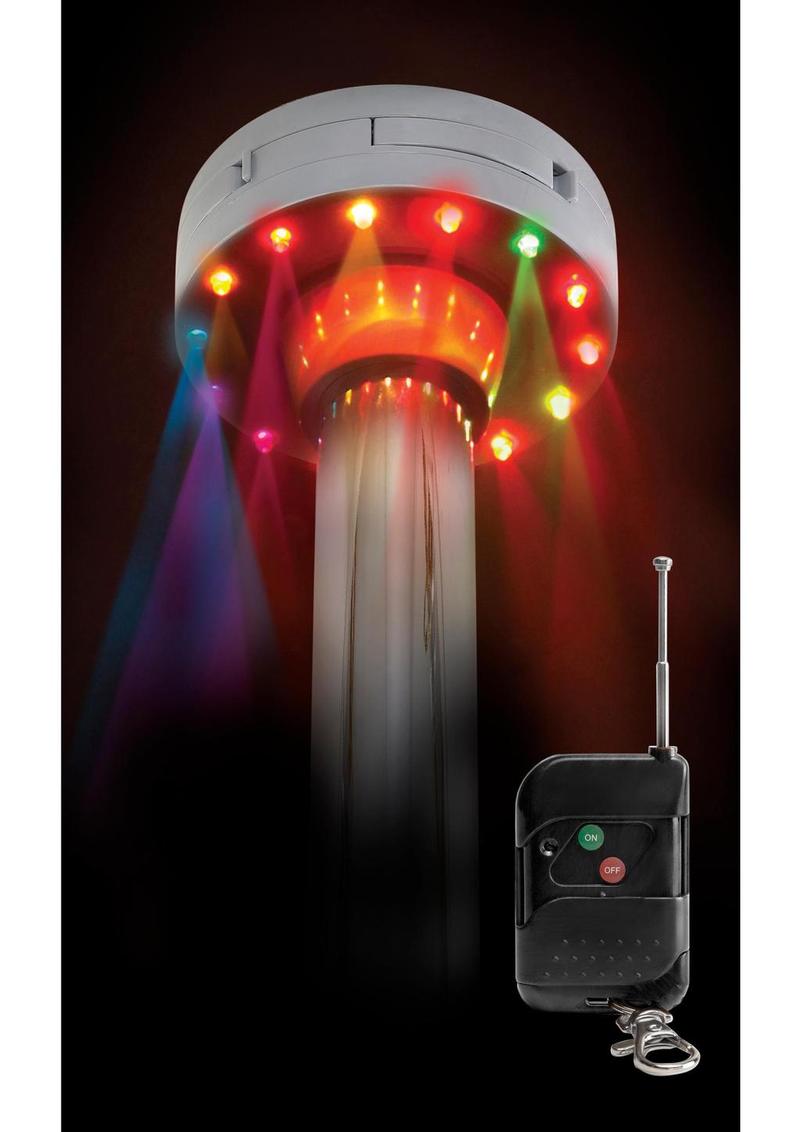 Fetish Fantasy Series Light-Up Disco Dance Pole with Remote Control