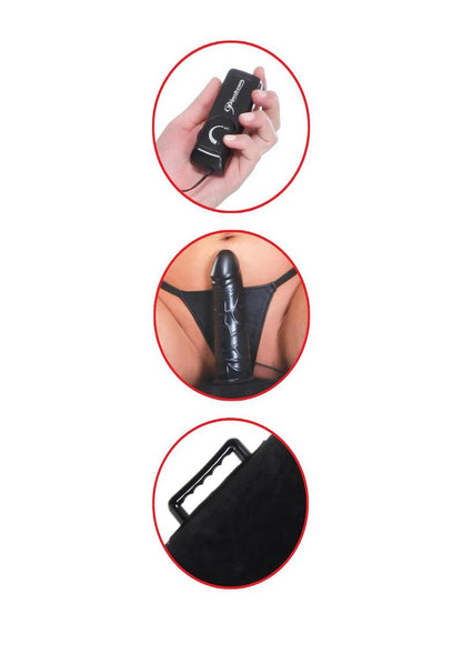 Fetish Fantasy Series Inflatable Luv Log Position Pillow with Vibrating Dildo