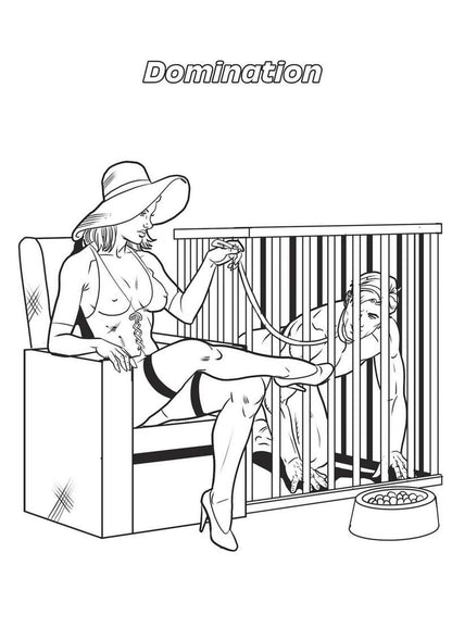 Fetishes Are Fun Adult Coloring Book – Kinky &amp; Entertaining