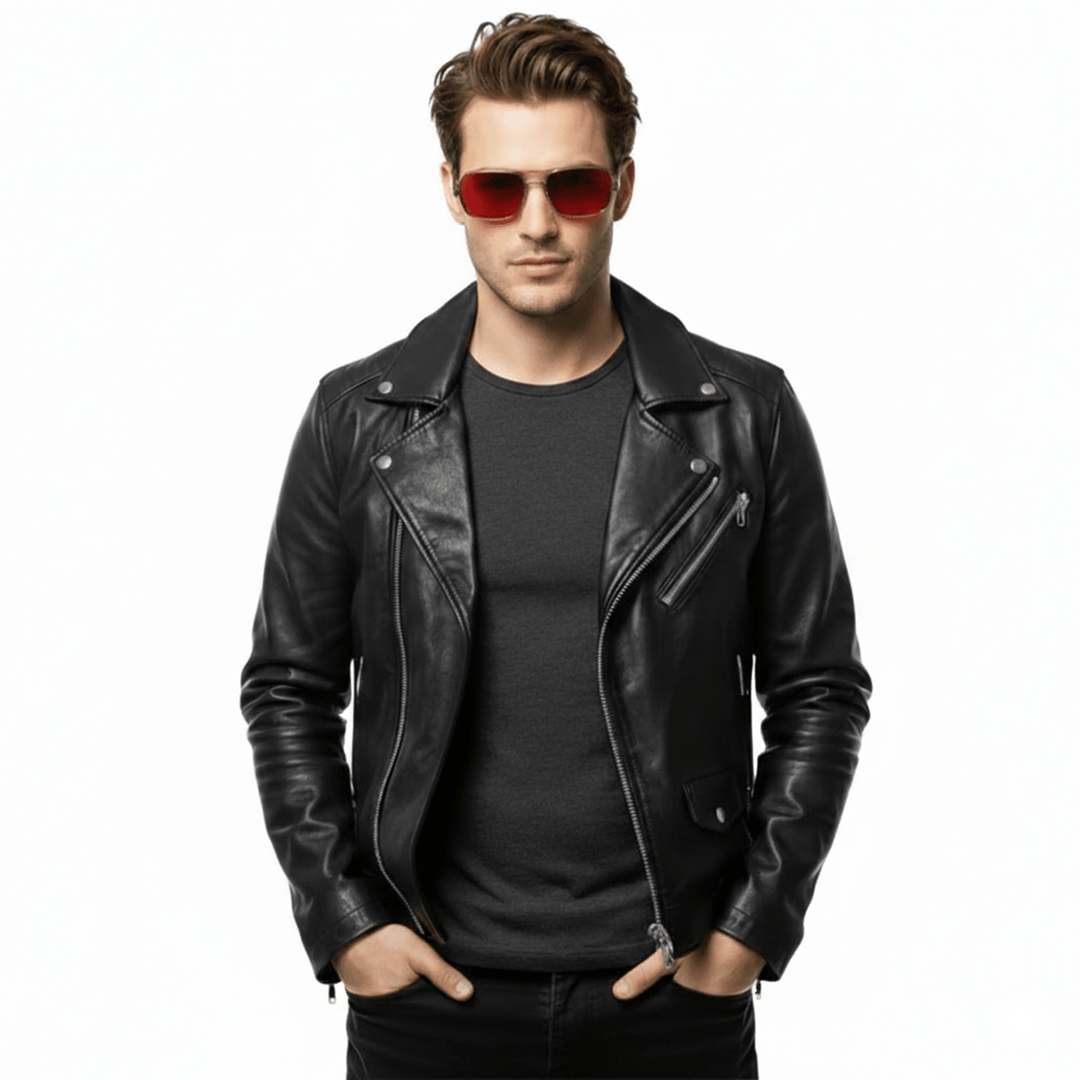 Fight Club Salesman Red Sunglasses