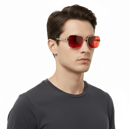 Fight Club Salesman Red Sunglasses