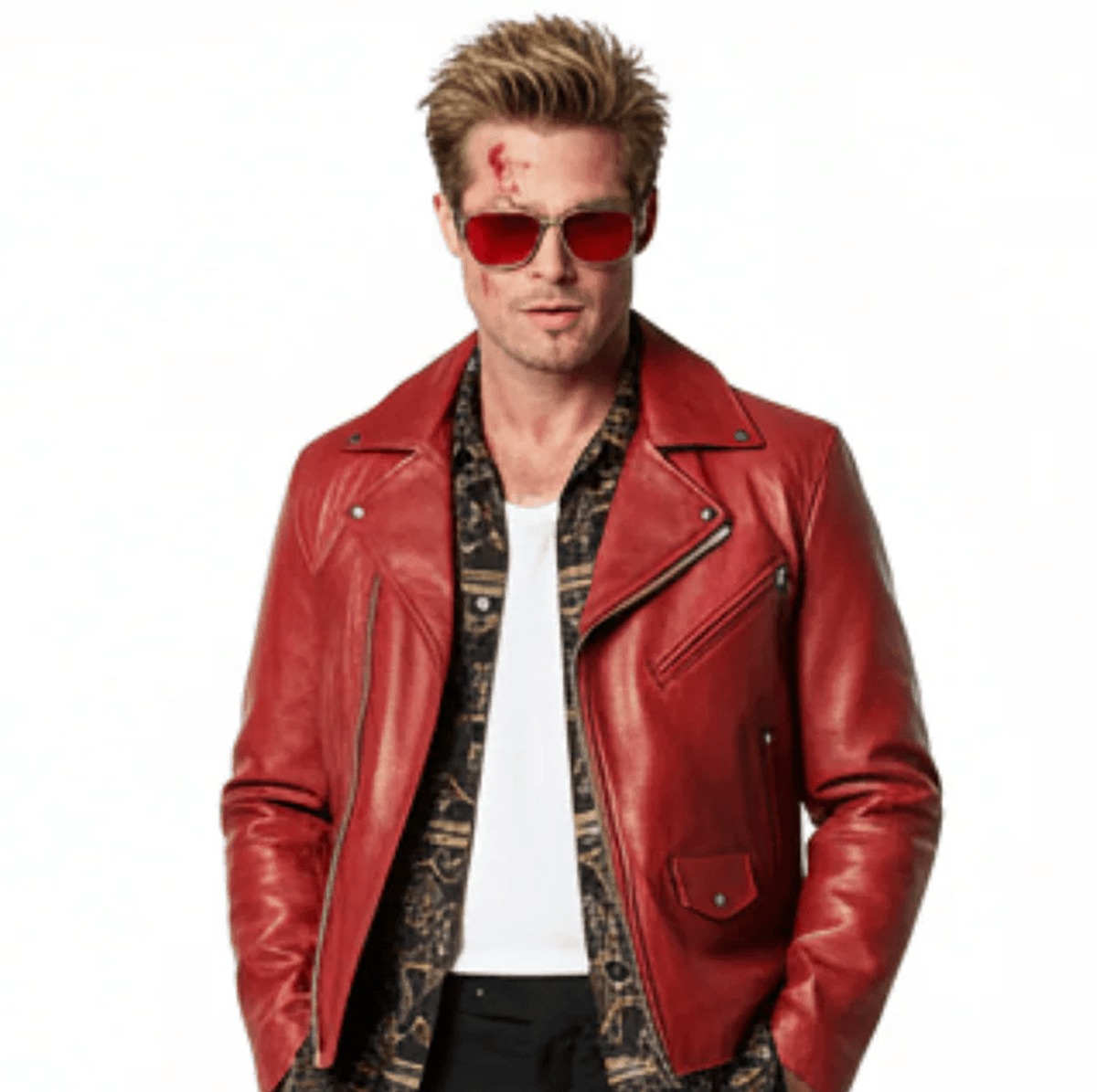 Fight Club Salesman Red Sunglasses