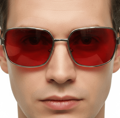 Fight Club Salesman Red Sunglasses