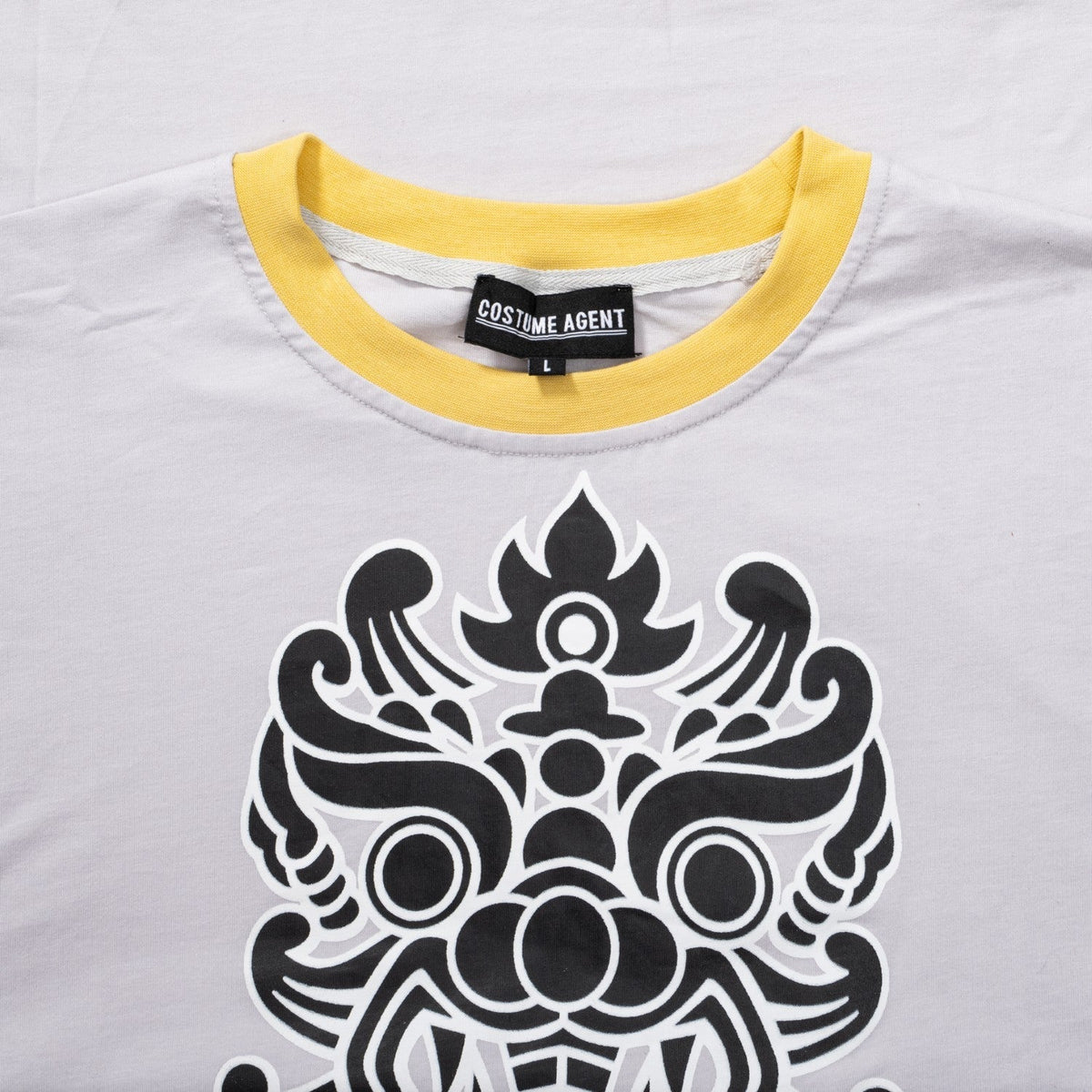 Fight Soap Salesman Tyler Durden Yellow Ring Damask Pattern Halloween Costume Adult T-Shirt Tee