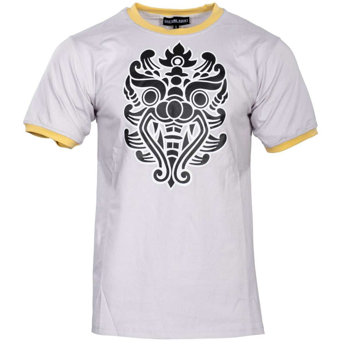 Fight Soap Salesman Tyler Durden Yellow Ring Damask Pattern Halloween Costume Adult T-Shirt Tee