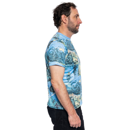 Fight Soap Tyler Blue Short Sleeve T-Shirt