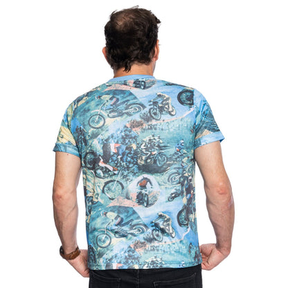 Fight Soap Tyler Blue Short Sleeve T-Shirt