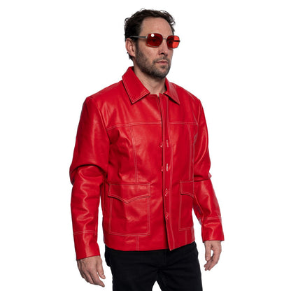 Fight Soap Tyler Leather Jacket Halloween Costume Fighter Cosplay