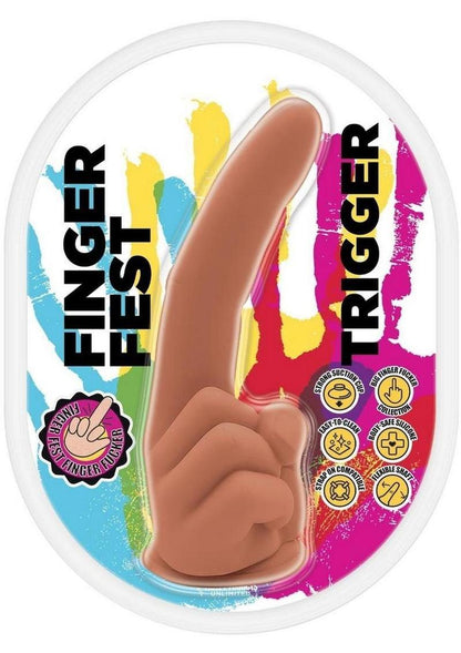 Finger Fest Trigger Realistic Silicone Dildo