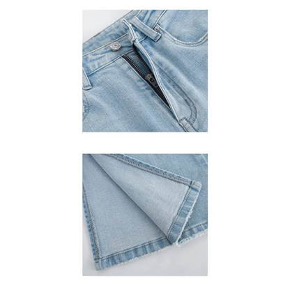 Flared High Waist Skinny Jeans