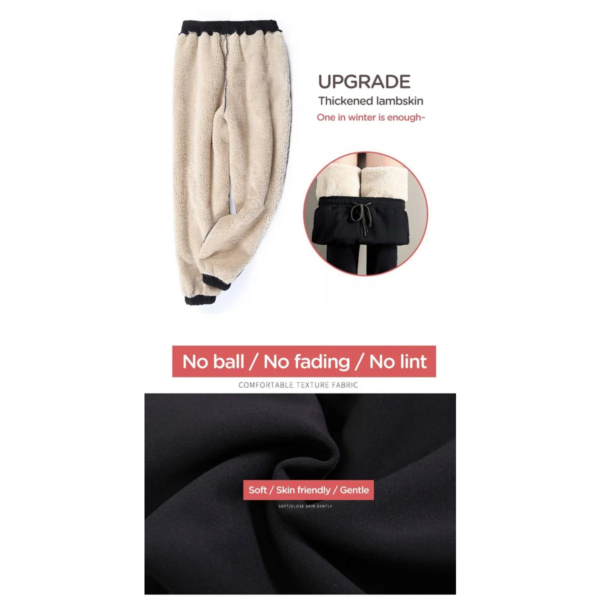 Thick Fleece Joggers