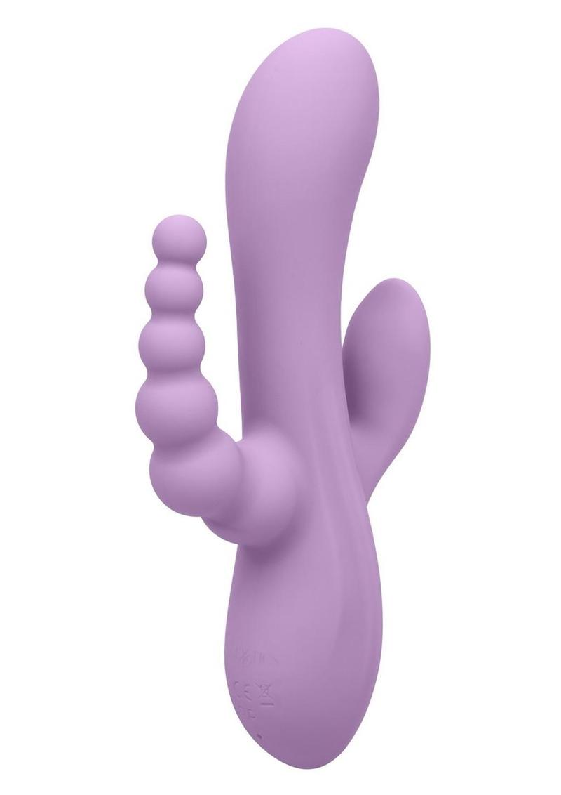 Flex Bend &amp; Hold Triple Rumbler Rechargeable Vibe