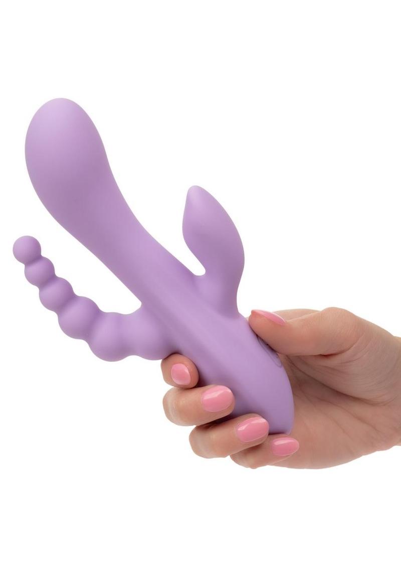 Flex Bend &amp; Hold Triple Rumbler Rechargeable Vibe
