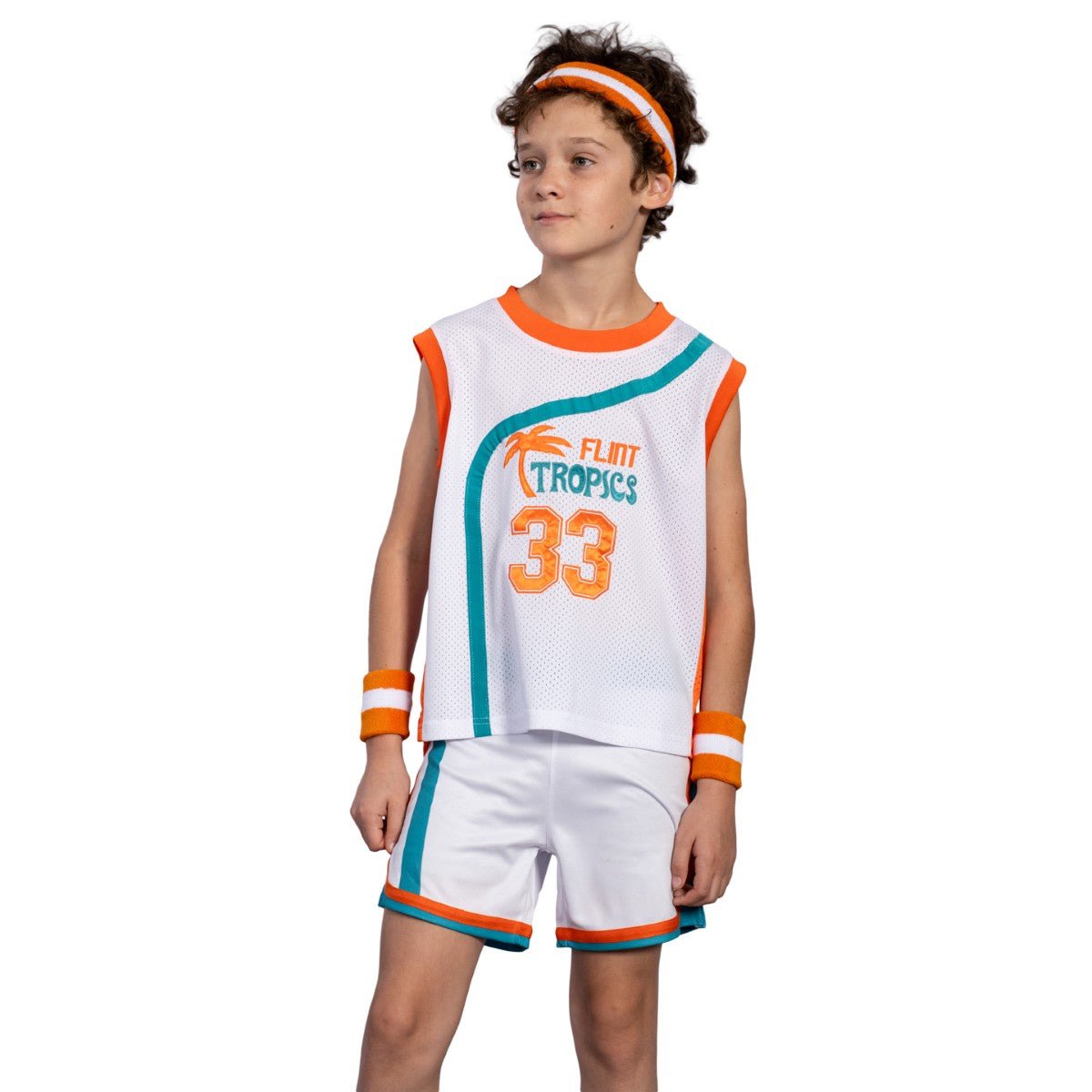 Flint Tropics Kids Unisex Basketball Halloween Cosplay Complete Set