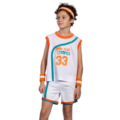 Flint Tropics Kids Unisex Basketball Halloween Cosplay Complete Set