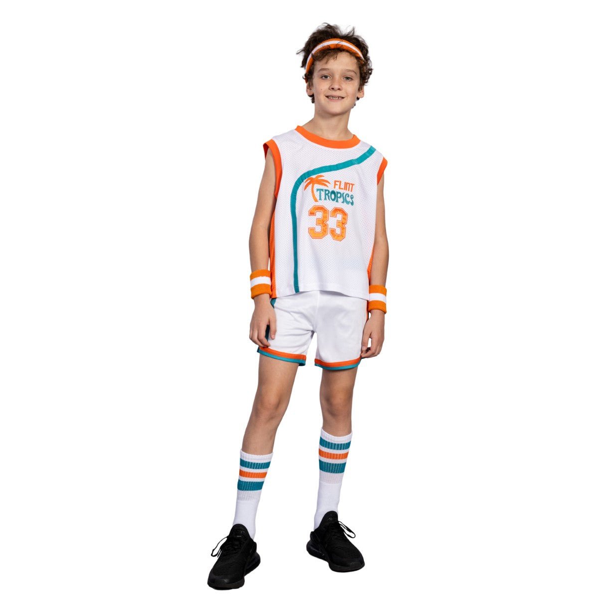 Flint Tropics Kids Unisex Basketball Halloween Cosplay Complete Set