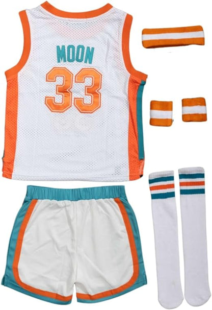 Flint Tropics Kids Unisex Basketball Halloween Cosplay Complete Set