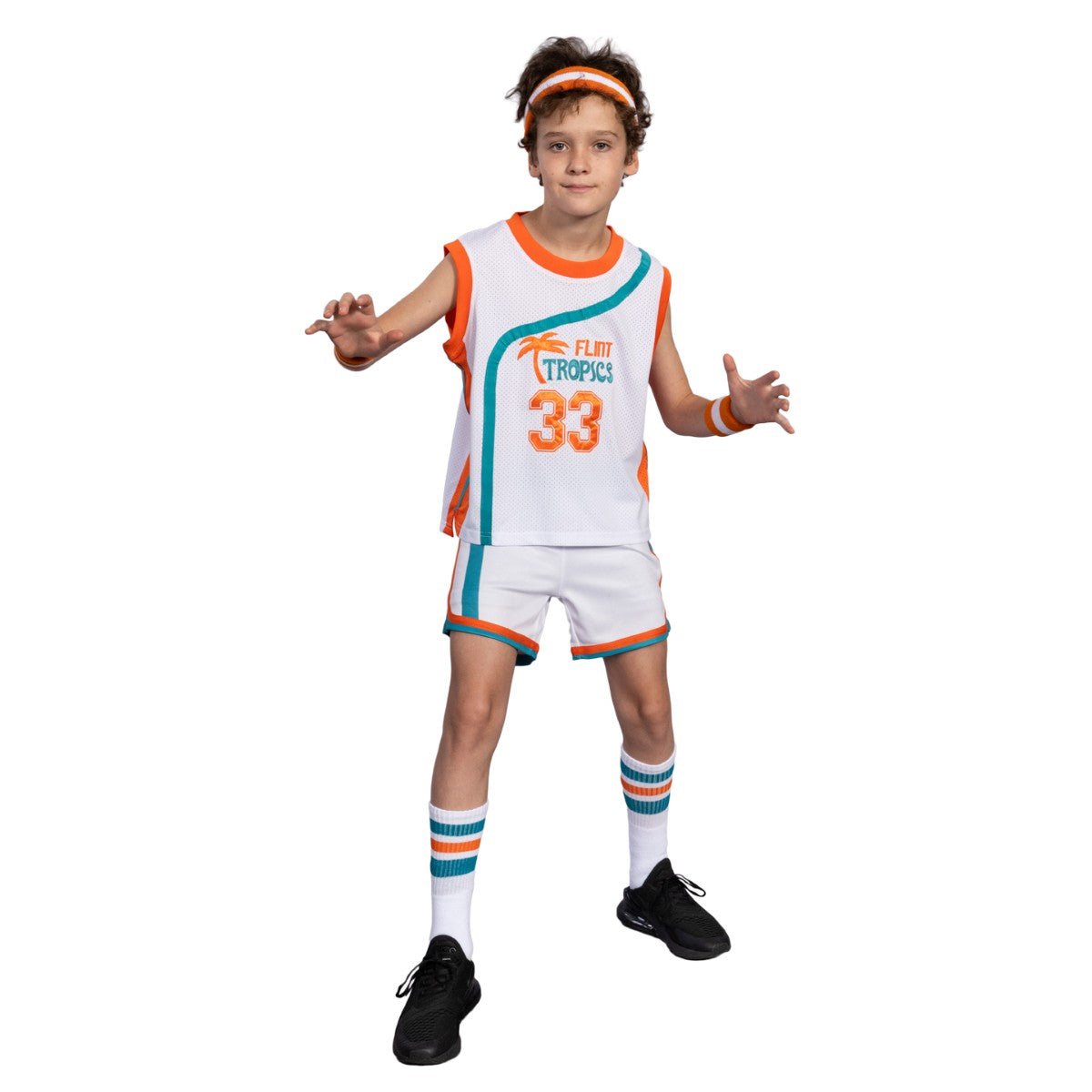 Flint Tropics Kids Unisex Basketball Halloween Cosplay Complete Set