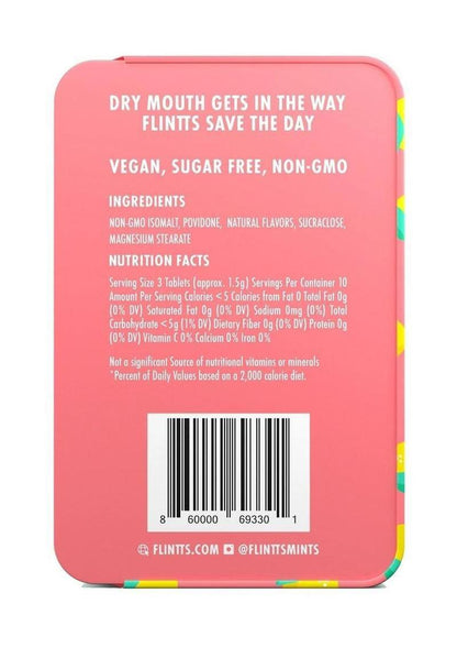 Flintts Mints Mouth Watering Oral Lemon Delights
